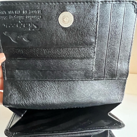 Mens/women’s authentic black white stingray wallet billfold bag new - Picture 10 of 11